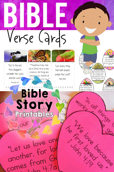 Bible Verse Printables for Kids