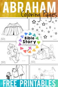 abraham bible coloring pages  bible story printables