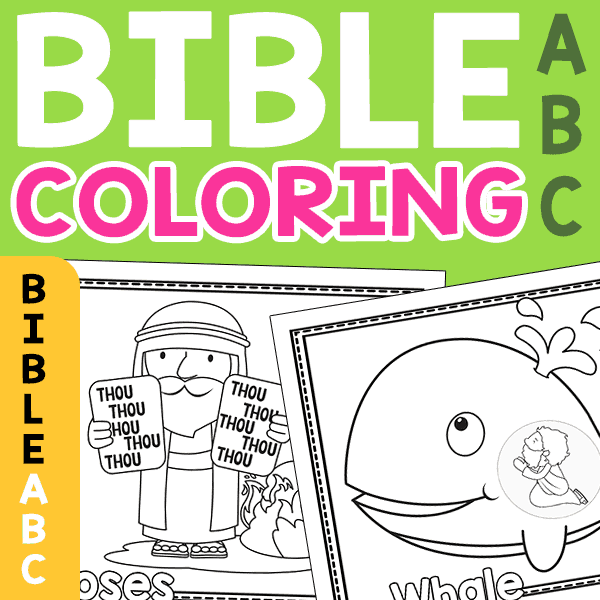 bible story coloring pages for toddlers