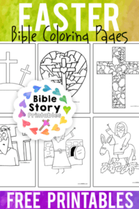 Easter Bible Coloring Pages - Bible Story Printables