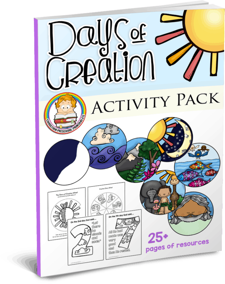 Creation Bible Printables Bible Story Printables