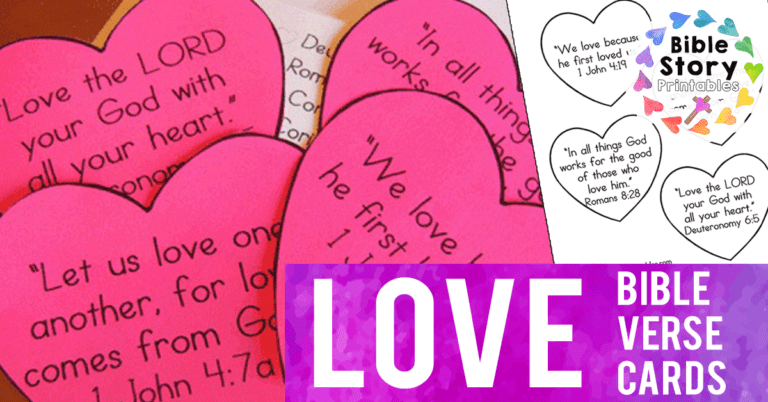 Valentine's Day Bible Verse Printables - Bible Story Printables