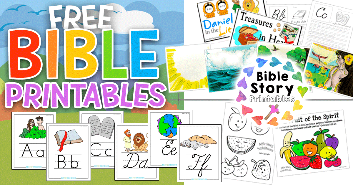 FREE Bible Crafts & Printables - Bible Story Printables
