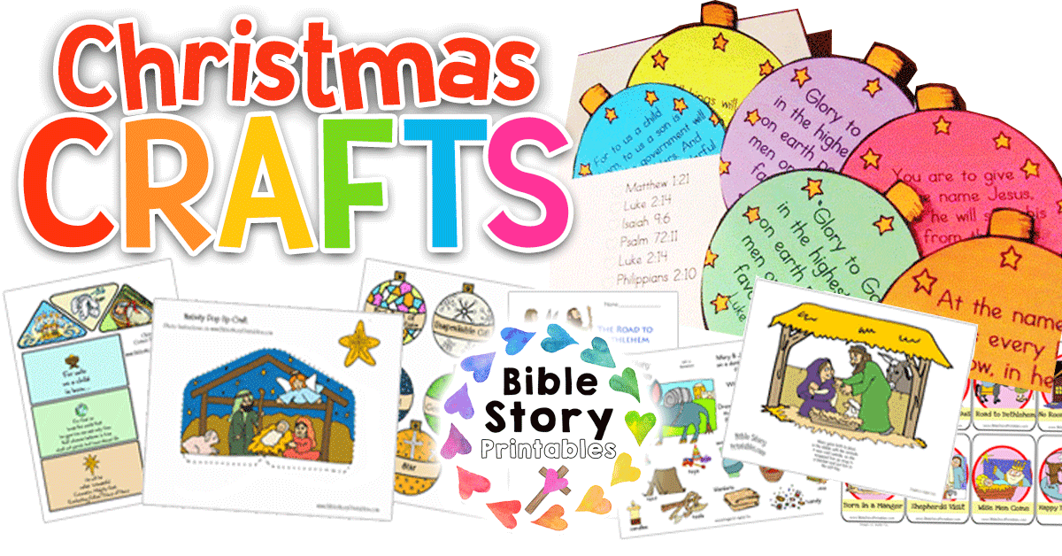 Bible Crafts For Kids - Christian Preschool Printables