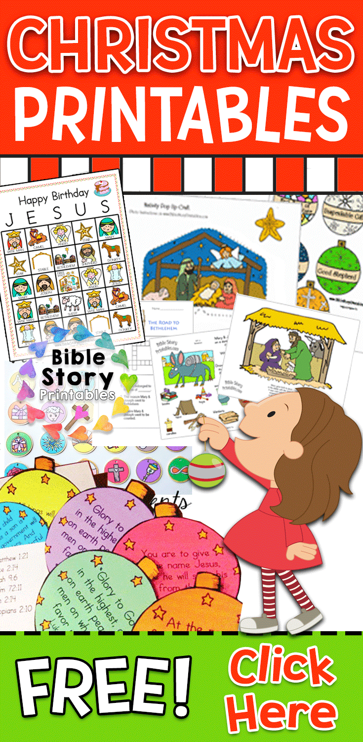 Christmas Bible Printables Bible Story Printables