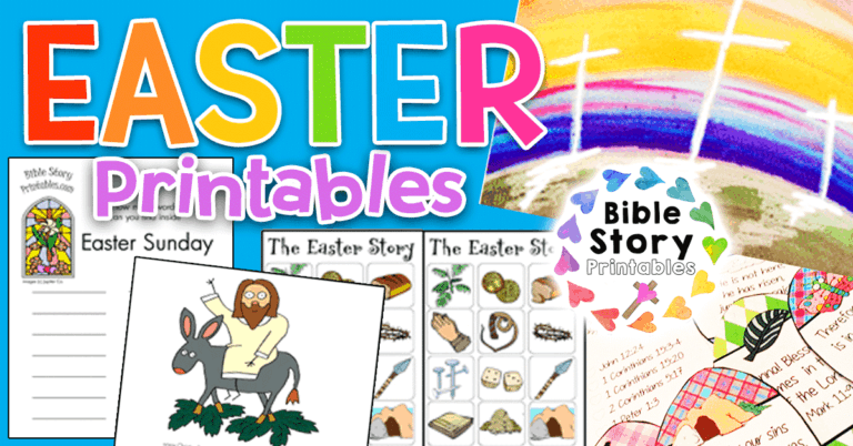 Easter Bible Printables - Bible Story Printables