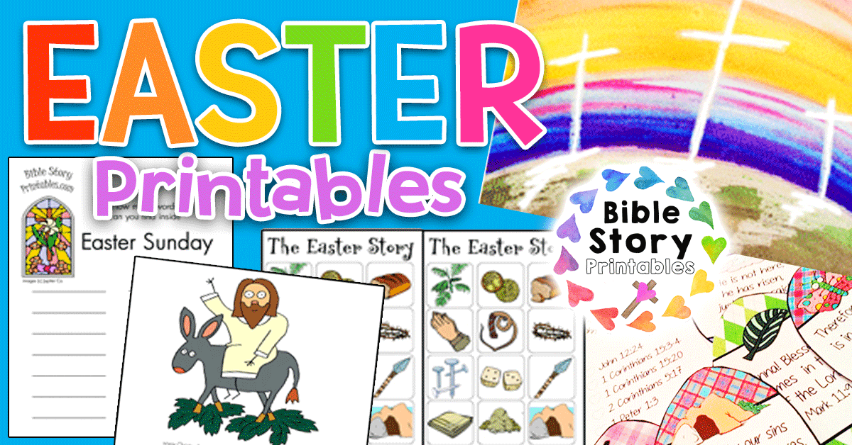 Easter Bible Printables Bible Story Printables