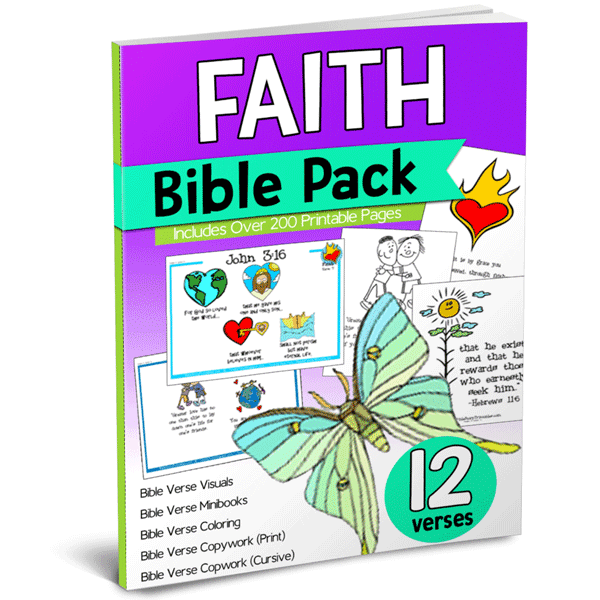 Free Bible Verse Printables for Kids! A Year of Verses