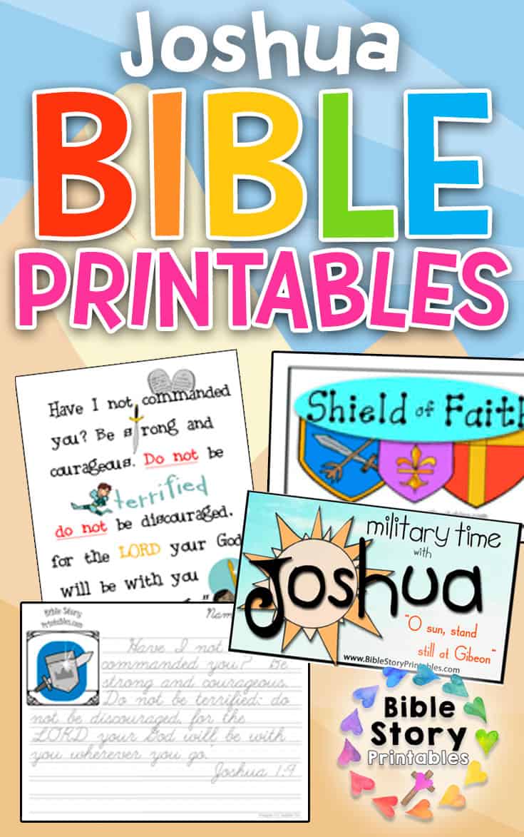 Joshua Bible Printables Bible Story Printables