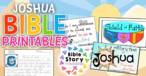 Joshua Bible Printables - Bible Story Printables