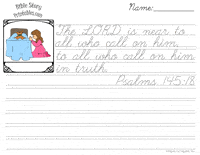 Prayer Bible Printables - Bible Story Printables