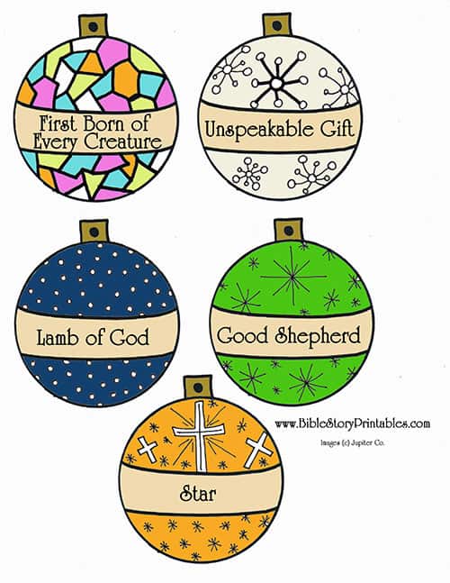 names-of-jesus-ornaments-printable