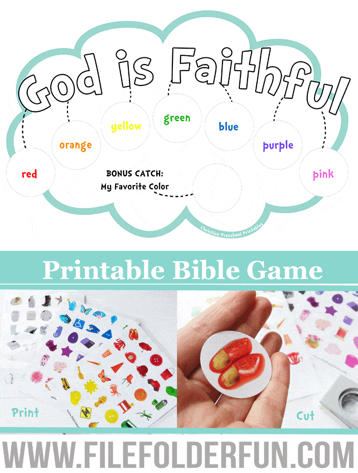 God Keeps His Promises Bible Craft - Bible Story Printables