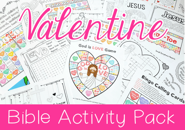 Bible Memory Verse about LOVE for Kids - Bible Story Printables