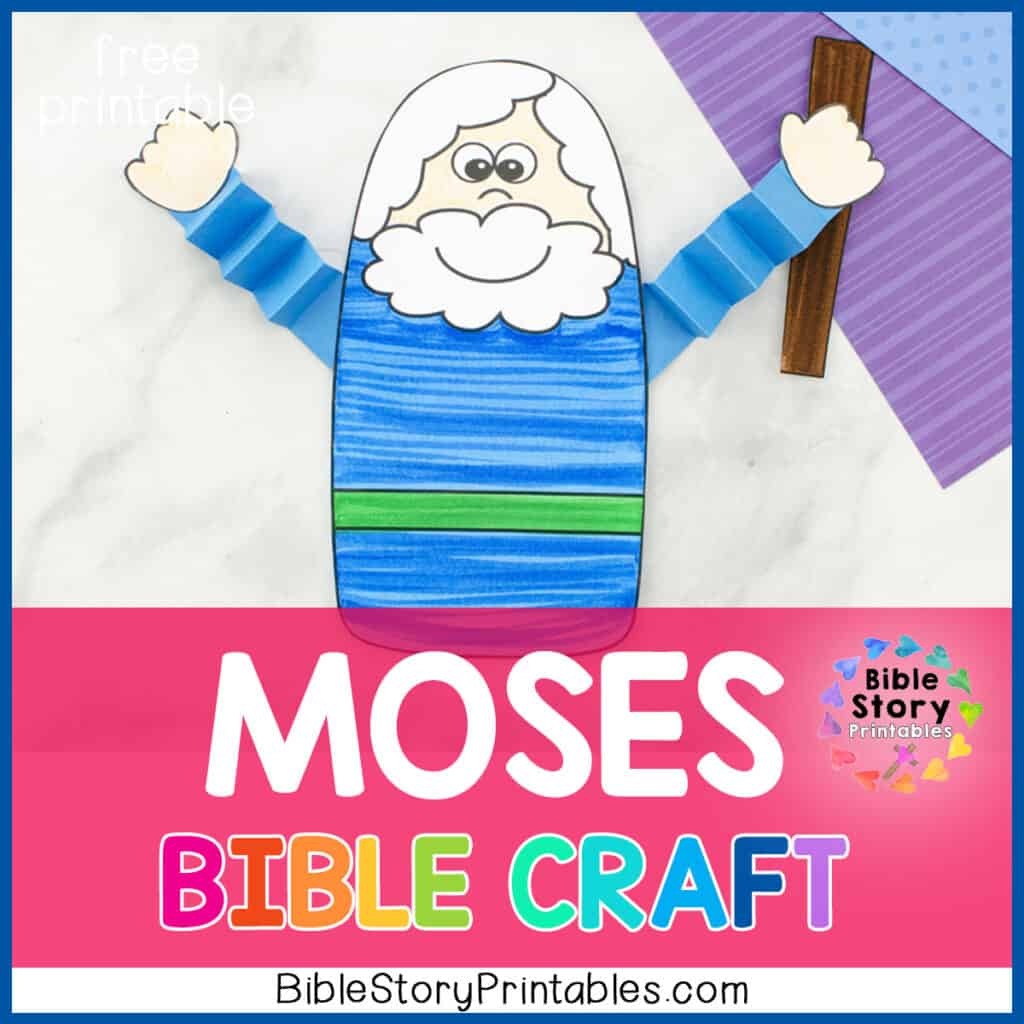 Moses Parts The Red Sea Bible Craft Bible Story Printables