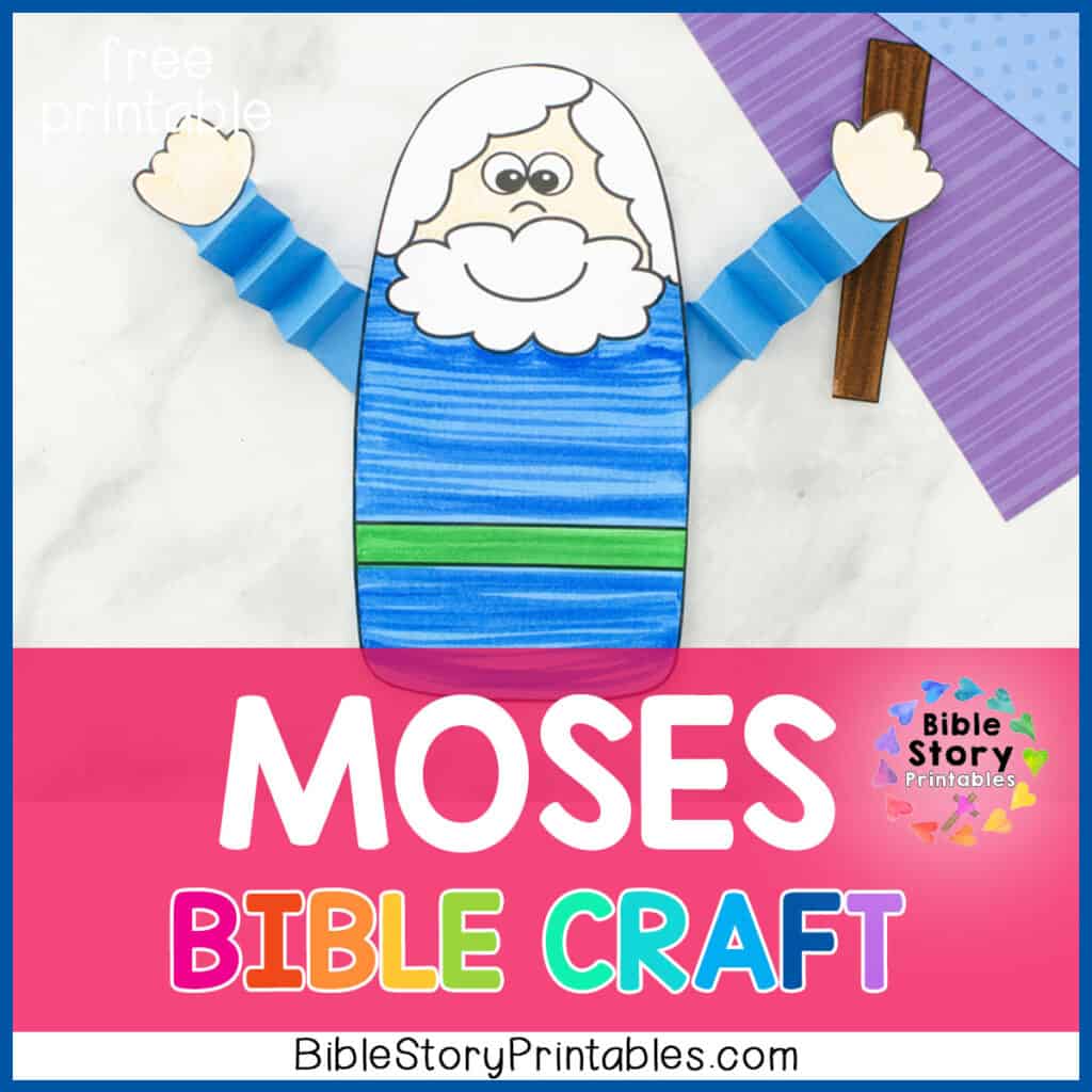 Ten Commandments Bible Craft - Bible Story Printables