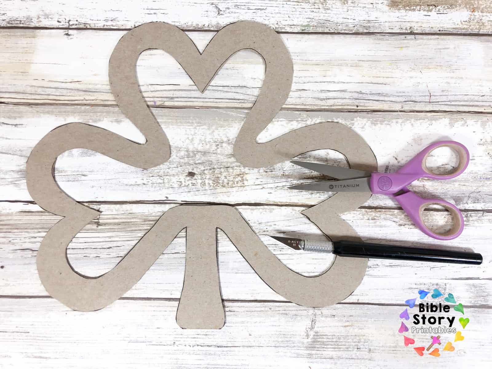 Trinity Clover Bible Craft Bible Story Printables