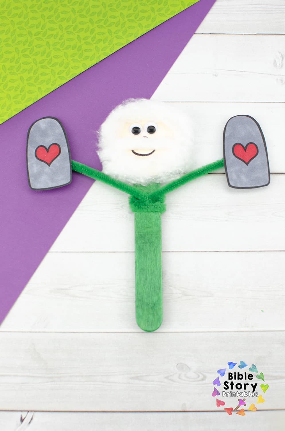 Two Greatest Commandments Craft for Kids - Bible Story Printables