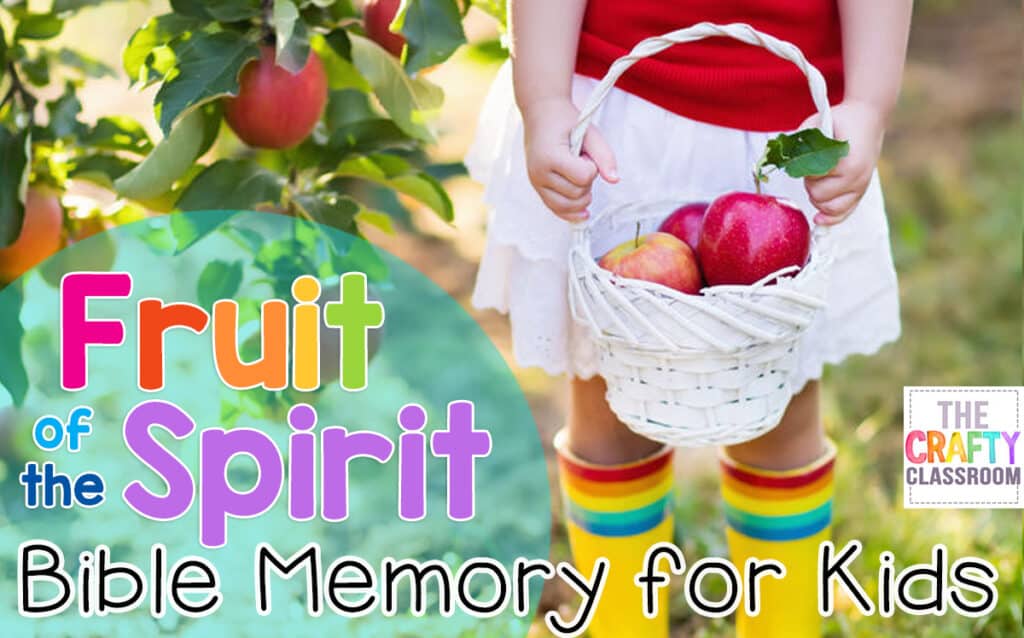 Fruits of the Spirit Bible Verses for Kids - Bible Story Printables