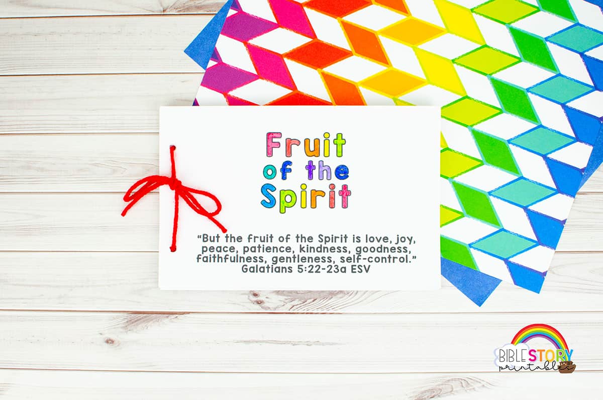 Fruit of the Spirit VBS Craft for Kids - Bible Story Printables