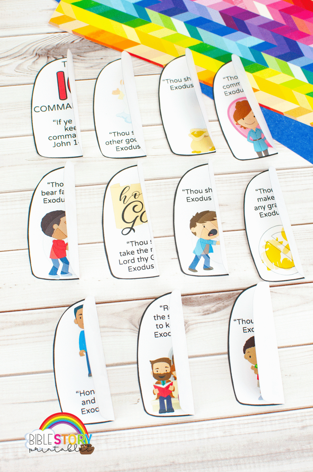 Ten Commandments Archives - Bible Story Printables