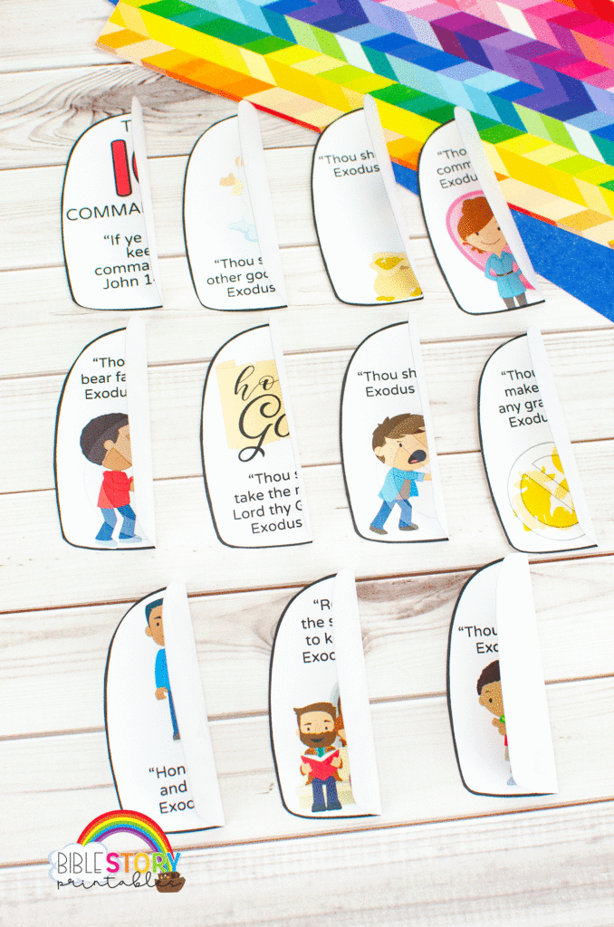 Free Printable 10 Commandments Craft