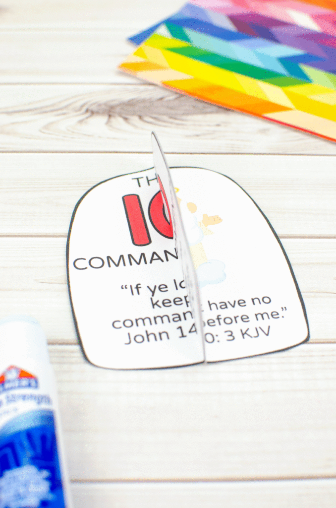 10 commandments craft for preschoolers bible story