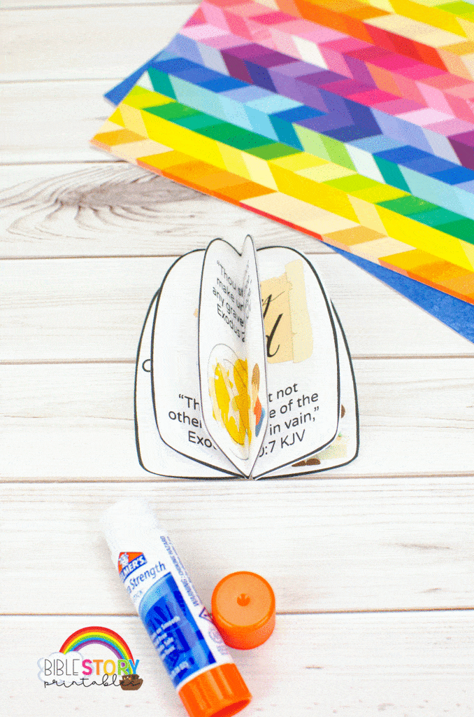 10 commandments craft for preschoolers bible story