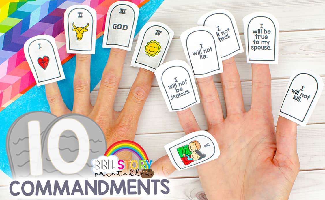 10 Commandments Craft Printables