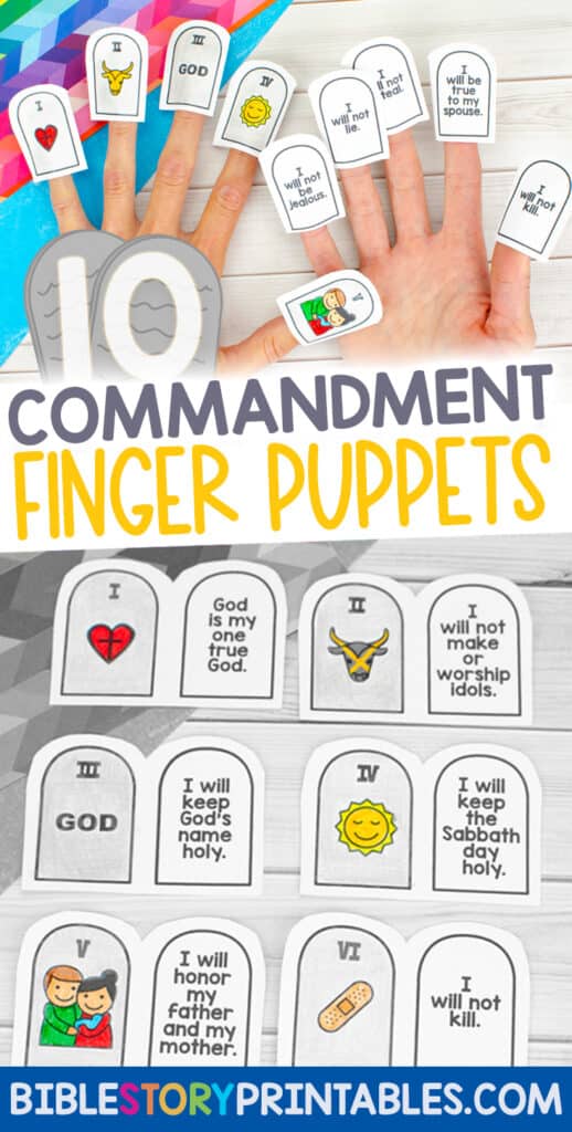TenCommandmentsBibleCraftForKids - Bible Story Printables