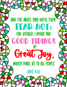 Christmas Bible Verses for Kids - Bible Story Printables
