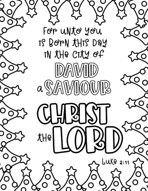 Bible Coloring Pages Set 2 - Bible Characters, Scripture Verses