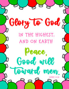 Christmas Bible Verses for Kids - Bible Story Printables