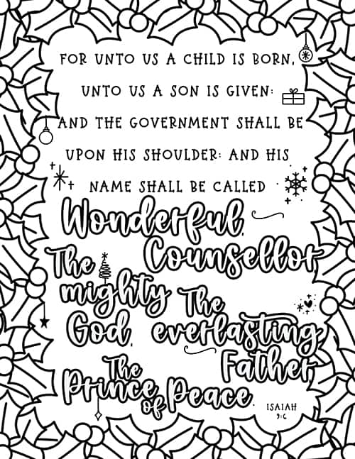 isaiah 6 coloring pages