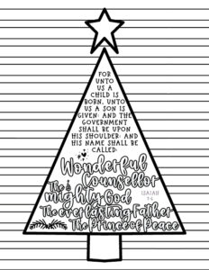 Christmas Bible Verses for Kids - Bible Story Printables